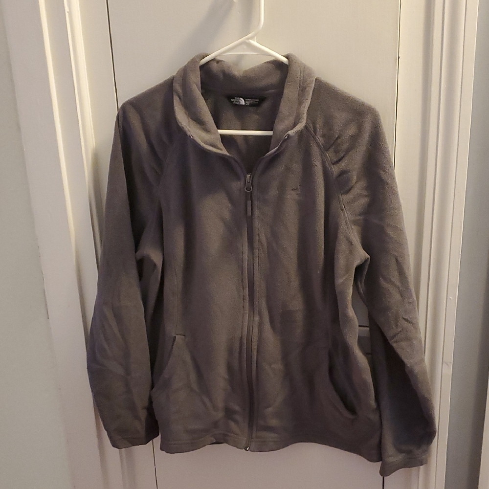 North Face Fleece Full Length Zip